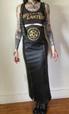 Hell Couture Pentagram Suspenders Cincher Skirt