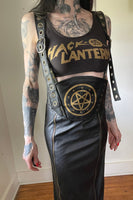 Hell Couture Pentagram Suspenders Cincher Skirt