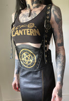 Hell Couture Hack O Lantern Crop Tank