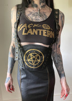 Hell Couture Hack O Lantern Crop Tank